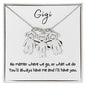 Gigi / You'll Always Have Me / Engraved Kid Charm Necklace