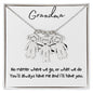Grandma / You'll Always Have Me / Engraved Kid Charm Necklace