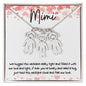 Mimi / Feel Our Love / Engraved Kid Charm Necklace