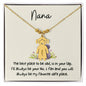 Nana / Best Place is in your Lap (Koalas) / Engraved Kid Charmed Necklace