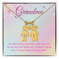 Grandma / Magical / Engraved Kid Charm Necklace