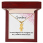 Grandma / Delightful Mix / Engraved Kid Charm Necklace