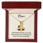 Mimi / Best Place is in your Lap (Pandas) / Engraved Kid Charm Necklace