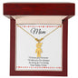 Mom / Love You Forever / Engraved Kid Charm Necklace