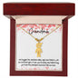 Grandma / Feel Our Love / Engraved Kid Charm Necklace
