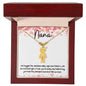 Nana / Feel Our Love / Engraved Kid Charm Necklace
