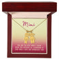 Mimi / Best Adult / Engraved Kid Charm Necklace