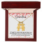 Grandma / Feel Our Love / Engraved Kid Charm Necklace