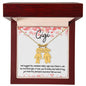 Gigi / Feel Our Love / Engraved Kid Charm Necklace