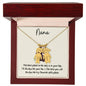 Nana / Best Place is in your Lap (Pandas) / Engraved Kid Charm Necklace