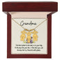 Grandma / Best Place to be is in your Lap (Koalas) / Engraved Kid Charm Necklace