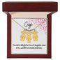 Gigi / Delightful Mix / Engraved Kid Charm Necklace