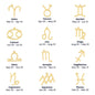 Written in the Stars/ Gift for Her / Zodiac Sign Necklace
