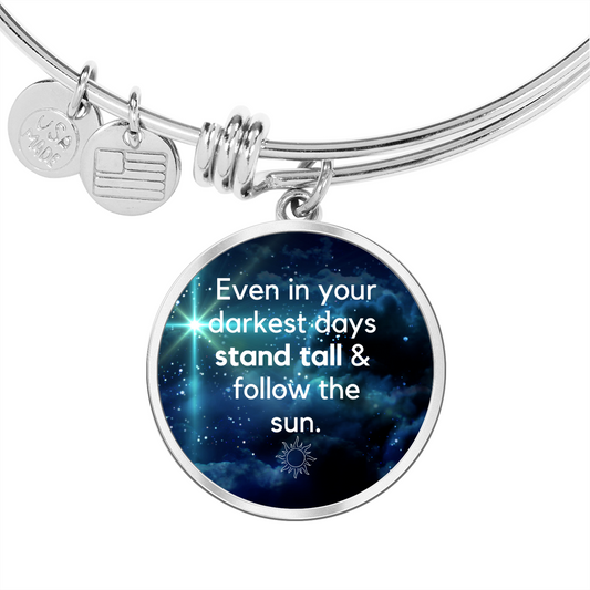 Inspirational / Circle Bangle