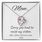Mom / From Your Favorite / Forever Love Necklace / Personalized Message Card