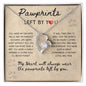 Pawprints Left By You / Forever Love Necklace