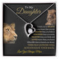 To My Daughter / This Old Lioness / Gift from Mom / Forever Love Necklace / Personalized Message Card