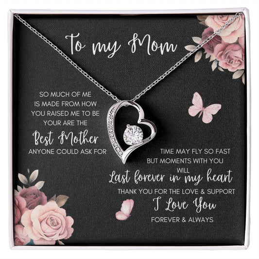 To my Mom / Gift from Daughter / Gift from Son / Forever Love Necklace