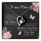 To my Mom / Gift from Daughter / Gift from Son / Forever Love Necklace