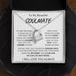To My Soulmate / Found my missing piece / Forever Love Necklace / Personalized Message Card