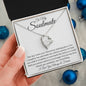 To My Soulmate / I found my missing piece / Forever Love Necklace / Personalized Message Card