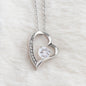Graduation Gift for Her / Forever Love Necklace / Personalized Message Card