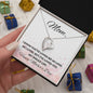 Mom / Happy Mother's Day / Forever Love Necklace