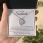 To My Soulmate / I found my missing piece / Forever Love Necklace / Personalized Message Card