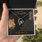 To My Daughter / This Old Lioness / Gift from Mom / Forever Love Necklace / Personalized Message Card