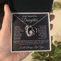 To My Daughter / Gift from Mom / Gift from Dad / Forever Love Necklace