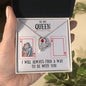 To My Queen / Forever Love Necklace