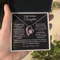 To My Precious Daughter / Gift from Mom / Gift from Dad / Forever Love Necklace / Personalized Message Card