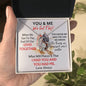 You & Me We Got This / Gift for Wife / Forever Love Necklace / Personalized Message Card
