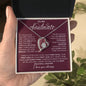 To My Soulmate / Forever Love Necklace / Personalized Message Card