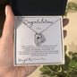 Graduation Gift for Her / Forever Love Necklace / Personalized Message Card