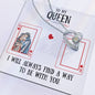 To My Queen / Forever Love Necklace
