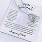 To My Soulmate / All Worth It / Forever Love Necklace / Personalized Message Card