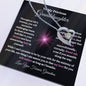 To My Precious Granddaughter / Forever Love Necklace / Personalized Message Card