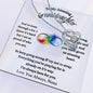To My Granddaughter / Forever Love Necklace / Personalized Message Card