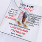 You & Me We Got This / Gift for Wife / Forever Love Necklace / Personalized Message Card