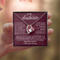 To My Soulmate / Forever Love Necklace / Personalized Message Card