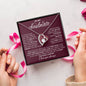 To My Soulmate / Forever Love Necklace / Personalized Message Card