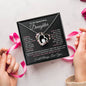 To My Daughter / Gift from Mom / Gift from Dad / Forever Love Necklace