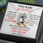 You & Me We Got This / Gift for Wife / Forever Love Necklace / Personalized Message Card