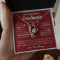 To My Beautiful Soulmate / Forever Love Heart / Personalized Message Card