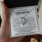 To My Soulmate / Found my missing piece / Forever Love Necklace / Personalized Message Card