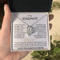 To My Soulmate / My Missing Piece / Forever Love Necklace