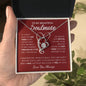 To My Beautiful Soulmate / Forever Love Heart / Personalized Message Card