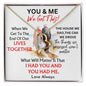 You & Me We Got This / Gift for Wife / Forever Love Necklace / Personalized Message Card