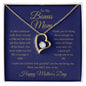 To My Bonus Mom / Happy Mother's Day / Forever Love Necklace
